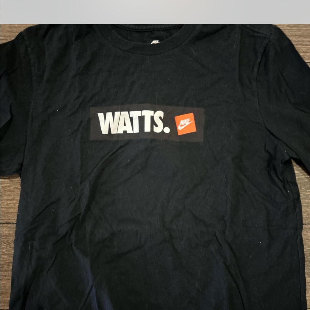Nike Black Tee with Watts Graphic